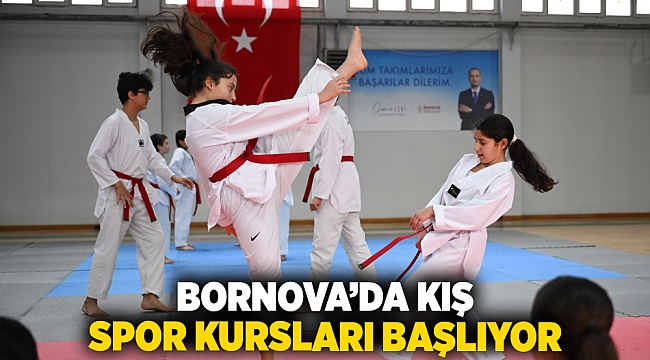 Bornova’da Kış Spor Kursları Başlıyor