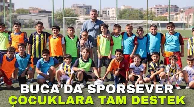 Buca&#039;da sporsever çocuklara tam destek