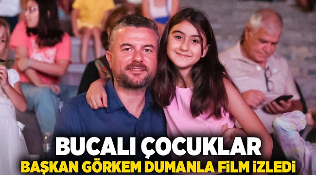 BUCALI ÇOCUKLAR BAŞKAN GÖRKEM DUMANLA FİLM İZLEDİ