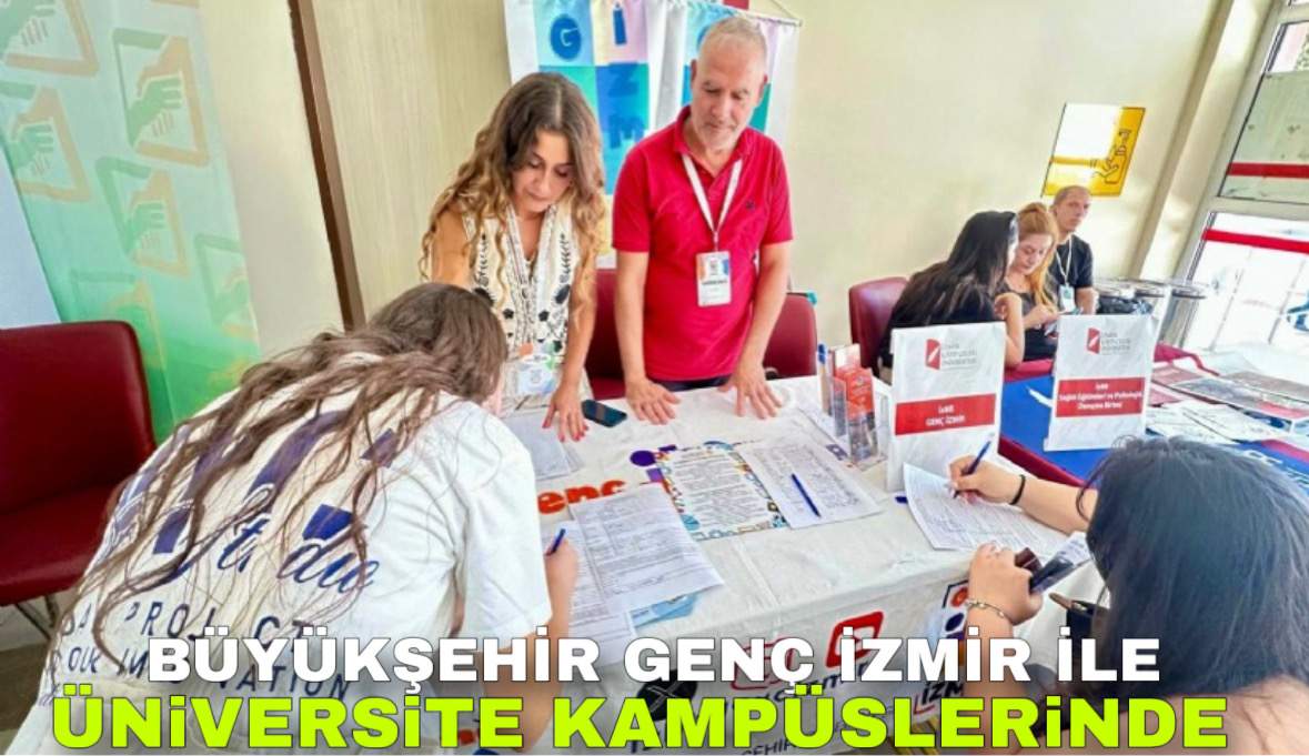 Büyükşehir Genç İzmir ile üniversite kampüslerinde
