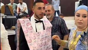 Düğünlerdeki İlginç Takı Geleneği: 200 TL'lik Banknotlarla Yelek