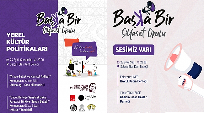 Efes Selçuk’ta “Başka Bir Siyaset Okulu” Başlıyor