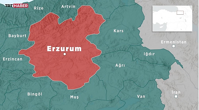 Erzurum&#039;da 4,4 büyüklüğünde deprem