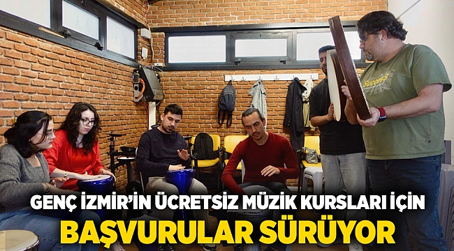 Genç İzmir&#039;in ücretsiz müzik kursları için başvurular sürüyor