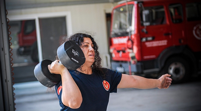 İtfaiye personeli Bahar şimdi Avrupa&#039;da yarışacak