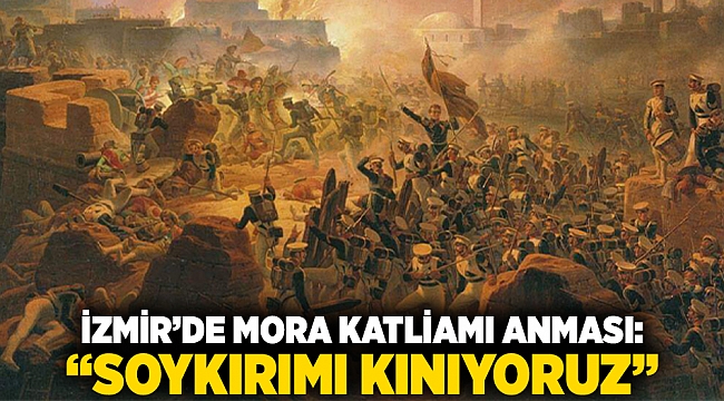 İzmir’de Mora Katliamı Anması: “Soykırımı Kınıyoruz”
