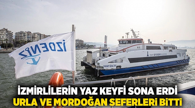 İzmirlilerin Yaz Keyfi Sona Erdi: Urla ve Mordoğan Seferleri Bitti