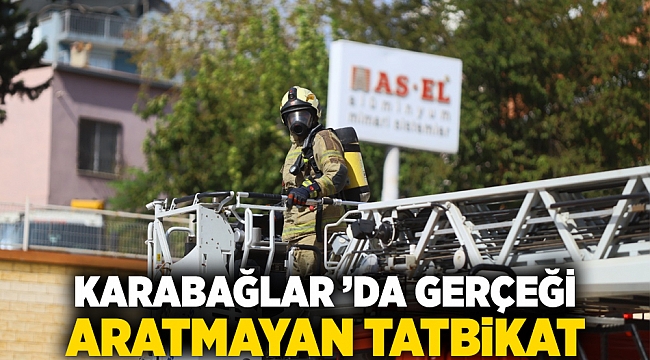 Karabağlar’da Gerçeği Aratmayan Tatbikat