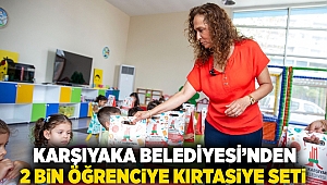 Karşıyaka Belediyesi’nden 2 bin öğrenciye kırtasiye seti