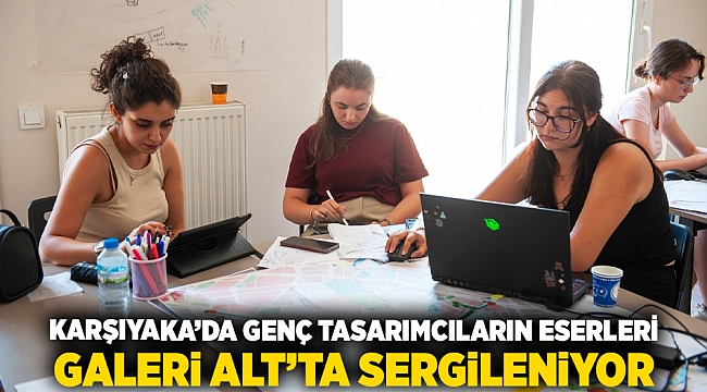 Karşıyaka’da genç tasarımcıların eserleri Galeri Alt’ta sergileniyor