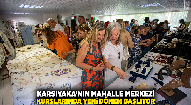 Karşıyaka’nın mahalle merkezi kurslarında yeni dönem başlıyor