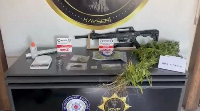 Kayseri’de 287 kök kenevir ele geçirildi: 1 gözaltı