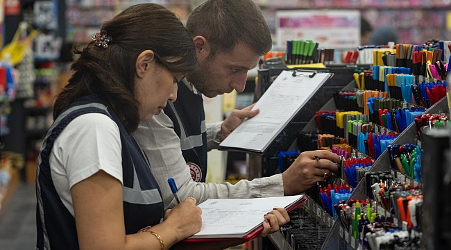 Kırtasiye ürünleri denetimlerinde 15,2 milyon TL ceza kesildi