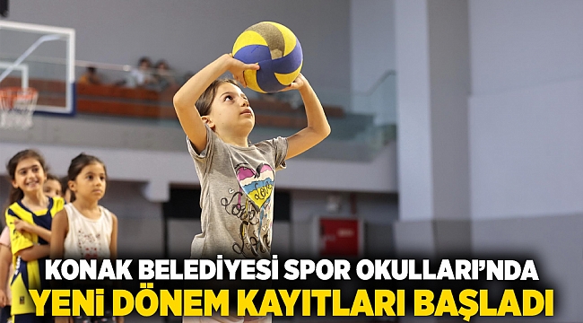 Konak Belediyesi Spor Okulları’nda yeni dönem kayıtları başladı