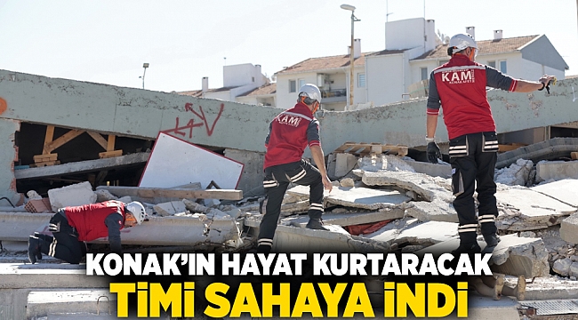 Konak’ın hayat kurtaracak timi sahaya indi