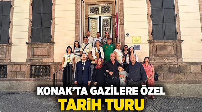 Konak’ta gazilere özel tarih turu
