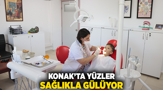 Konak’ta yüzler sağlıkla gülüyor