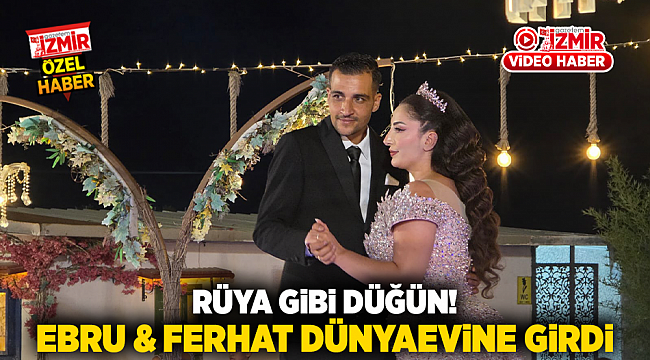Rüya Gibi Düğün! Ebru &amp; Ferhat Dünyaevine Girdi