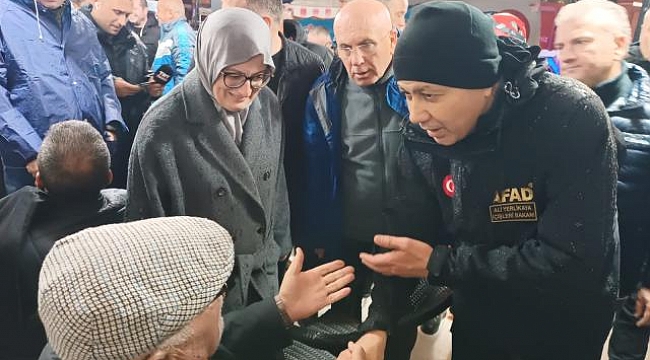 Bakan Yerlikaya, deprem bölgesinde incelemelerde bulundu