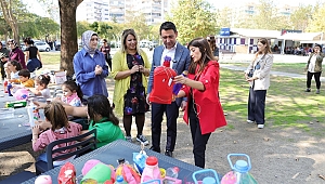Başkan Önal, çocuklar ve annelerle doğa için buluştu