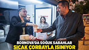 Bornova’da soğuk sabahlar sıcak çorbayla ısınıyor