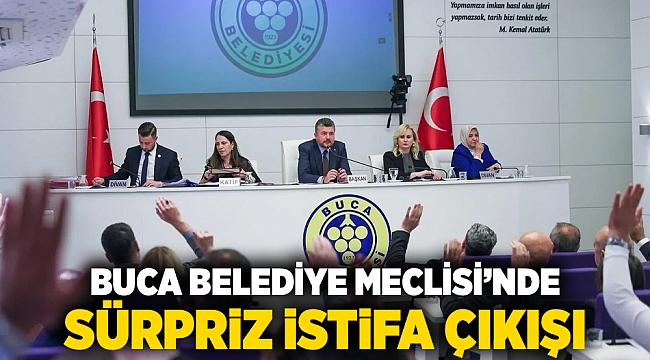 Buca Belediye Meclisi’nde Sürpriz İstifa Çıkışı