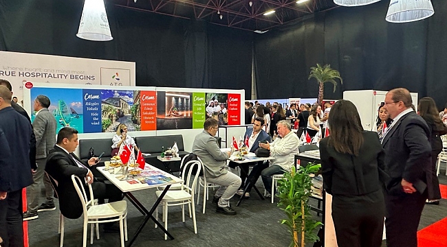 Çeşme, Uluslararası Antalya Turizm Fuarı’nda yoğun ilgi gördü