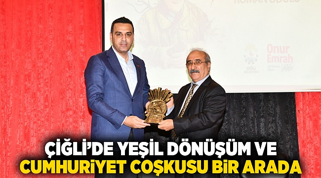 Çiğli&#039;de Yeşil Dönüşüm Ve Cumhuriyet Coşkusu Bir Arada