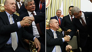 Cumhurbaşkanı Erdoğan ile bir araya gelen Davutoğlu o anları anlattı