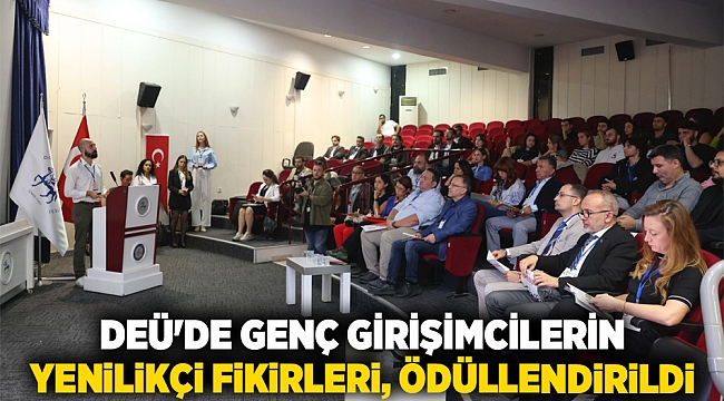 DEÜ&#039;de genç girişimcilerin yenilikçi fikirleri, ödüllendirildi