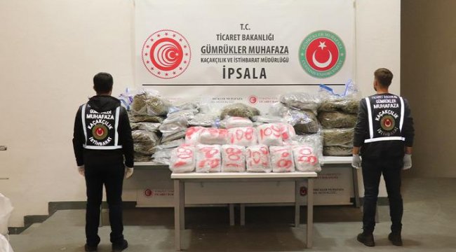 Gümrükte dev operasyon: 809 milyon lira değerinde uyuşturucu madde ele geçirildi!