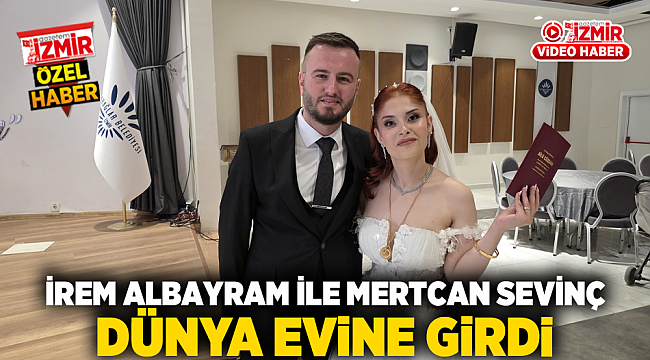 İrem Albayram ile Mertcan Sevinç dünya evine girdi