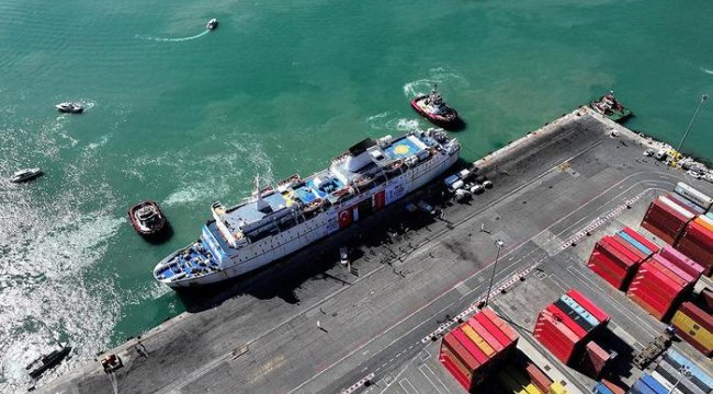 İyilik Gemisi Gazze için yola çıktı! Bakan Yerlikaya: &quot;Mazlumun yanında, zalimin karşısındayız&quot;