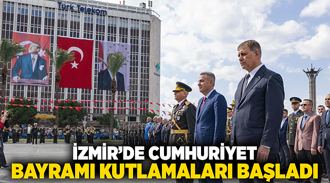 İzmir’de Cumhuriyet Bayramı kutlamaları başladı