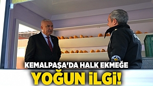 Kemalpaşa'da halk ekmeğe yoğun ilgi!