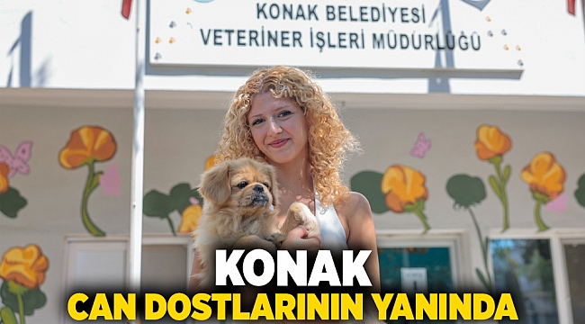 Konak, can dostlarının yanında