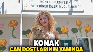 Konak, can dostlarının yanında