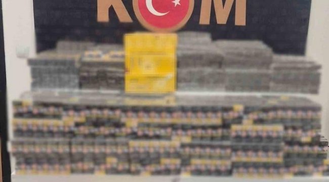 Mardin’de 7 bin paket kaçak sigara ele geçirildi