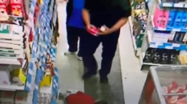 Markette çocuğunu tekmeleyen babaya gözaltı