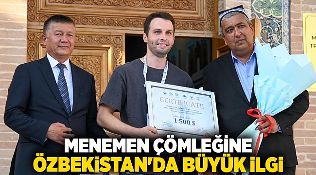 Menemen çömleğine Özbekistan&#039;da büyük ilgi