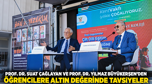 Prof. Dr. Suat Çağlayan ve Prof. Dr. Yılmaz Büyükerşen’den öğrencilere altın değerinde tavsiyeler