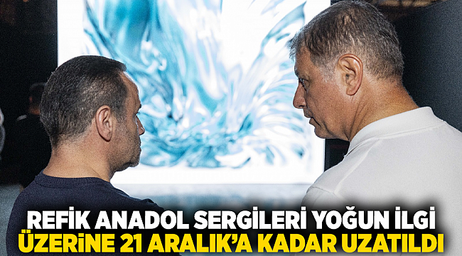 Refik Anadol sergileri yoğun ilgi üzerine 21 Aralık’a kadar uzatıldı