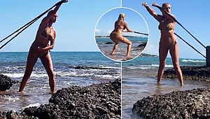 Tuğba Özay'dan disiplin dersi: Sabahın ilk ışıklarında antrenman