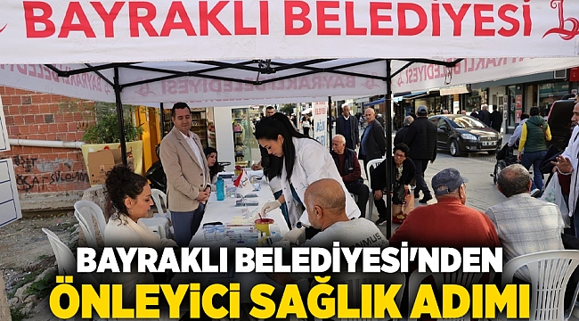 Bayraklı Belediyesi'nden önleyici sağlık adımı