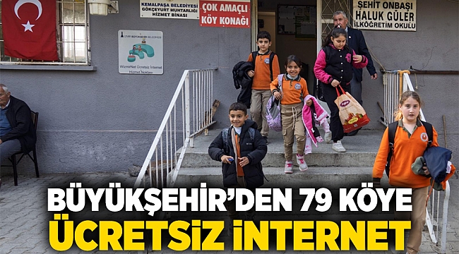 Büyükşehir’den 79 köye ücretsiz internet