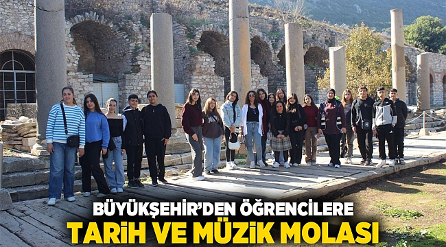 Büyükşehir’den öğrencilere tarih ve müzik molası