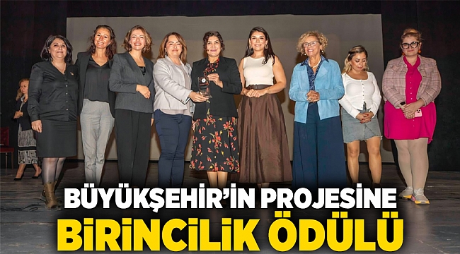 Büyükşehir’in projesine birincilik ödülü