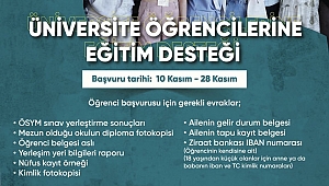 Çeşme Belediyesinden üniversiteli gençlere eğitim desteği