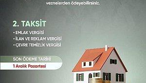 Çeşme Belediyesinden vatandaşlara hatırlatma: Vergi ödemelerinde son gün 1 Aralık Pazartesi