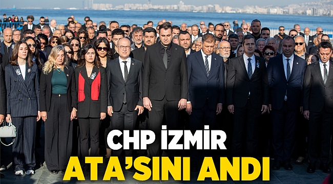 CHP İzmir Ata’sını andı